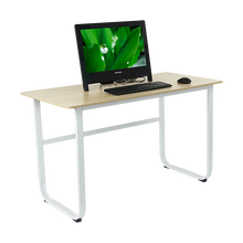 Load image into Gallery viewer, Wood &amp; Steel Solid Computer Desk Home Office Furniture

