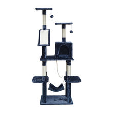 Load image into Gallery viewer, 171cm Cat Tree Trees Scratching Post Scratcher Tower Condo House - Grey
