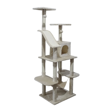 Load image into Gallery viewer, 171cm Cat Tree Trees Scratching Post Scratcher Tower Condo House - Beige
