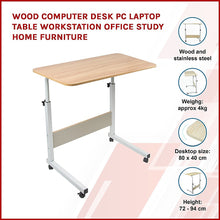 Load image into Gallery viewer, Wood Computer Desk PC Laptop Table Workstation Office Study Home Furniture
