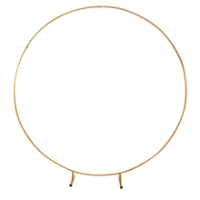 Load image into Gallery viewer, 2M Wedding Hoop Round Circle Arch Backdrop Flower Display Stand Frame Background
