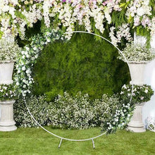 Load image into Gallery viewer, 2M Wedding Hoop Round Circle Arch Backdrop Flower Display Stand Frame Background
