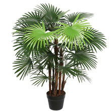 Load image into Gallery viewer, Artificial Wide Leaf Fan Palm Tree 90cm

