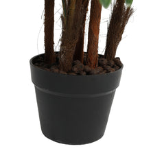 Load image into Gallery viewer, Artificial Wide Leaf Fan Palm Tree 90cm
