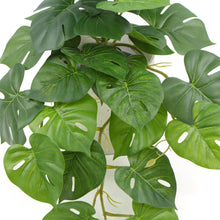 Load image into Gallery viewer, Decorative Ceramic Bowl Potted Artificial Monstera Plant 30cm
