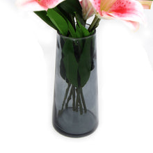 Load image into Gallery viewer, Premium Faux Pink Lily In Glass Vase (Artificial Tiger Lily Arrangement)

