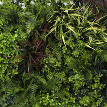 Load image into Gallery viewer, Slimline Artificial Green Wall Disc Art 80cm Green Field UV Resistant (Black)
