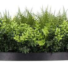 Load image into Gallery viewer, Slimline Artificial Green Wall Disc Art 90cm Green Field UV Resistant (Black)
