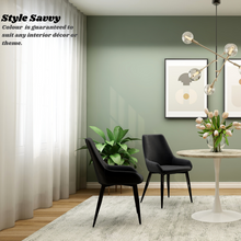 Load image into Gallery viewer, Set of 2 Barstool Allen Classy Grey Velvet Dining Chair
