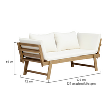 Load image into Gallery viewer, Siesta Outdoor Cora Wooden Outdoor DayBed
