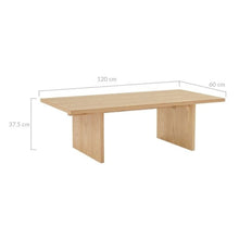 Load image into Gallery viewer, Jiro Wooden Coffee Table in Oak
