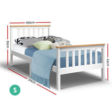 Load image into Gallery viewer, Artiss Single Wooden Bed Frame Bedroom Furniture Kids
