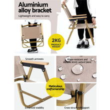 Load image into Gallery viewer, Gardeon Outdoor Portable Picnic Table &amp; Chairs Camping Wooden Egg Roll
