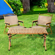 Load image into Gallery viewer, Gardeon Outdoor Portable Picnic Table &amp; Chairs Camping Wooden Egg Roll
