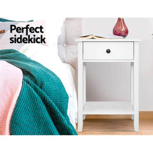 Load image into Gallery viewer, White Classic Hamptons Bedside Table or Side, Console Table-Furniture-The White Mall
