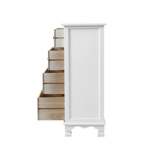 Load image into Gallery viewer, White Hamptons Style 4 Drawer Bedside Table, Side Table or Console Table-Furniture-The White Mall

