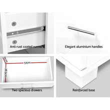 Load image into Gallery viewer, White Modern Artiss High Gloss Bedside Table-Furniture-The White Mall
