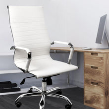 Load image into Gallery viewer, White Office Chair for Home Office, Gaming, Office Space, Minimal Office, Bedroom.-The White Mall-The White Mall
