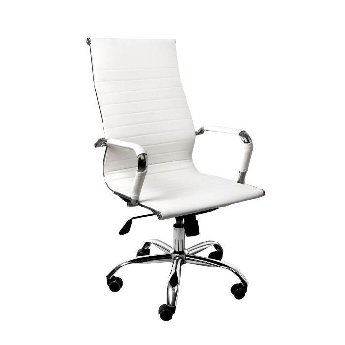 White Office Chair for Home Office, Gaming, Office Space, Minimal Office, Bedroom.-The White Mall-The White Mall