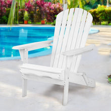 Load image into Gallery viewer, White Wooden Adirondack Patio Deck Chair Set-Adirondack Chair-The White Mall

