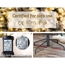 Load image into Gallery viewer, Christmas Tree 2.1M Xmas Tree with LED Lights Snowy Tips
