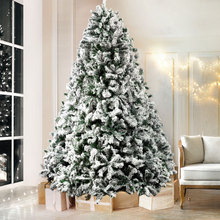 Load image into Gallery viewer, Large White Snowy Pine Christmas Tree 1.8M
