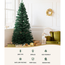 Load image into Gallery viewer, 180 cm Light Up Pine Green Christmas Tree
