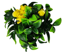 Load image into Gallery viewer, Flowering Yellow Rose Stem UV Resistant 30cm
