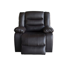 Load image into Gallery viewer, 3+2+1 Seater Recliner Sofa In Faux Leather Lounge Couch in Black
